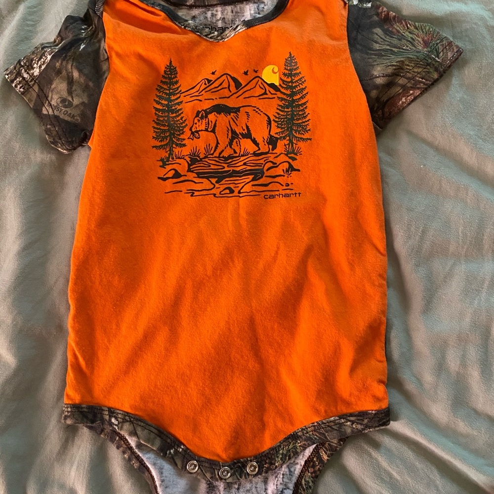 Carhartt boys onesie 24 months